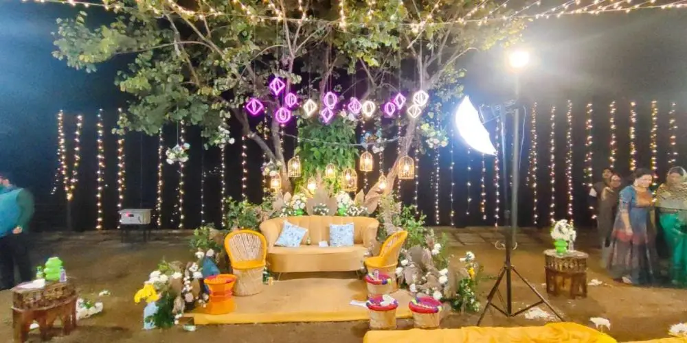 Nature wedding venue at Granny's Den Uttarakhand