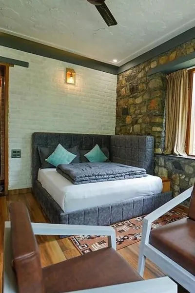 Sofa cum bed rooms at Granny's Den Resort for wedding guests